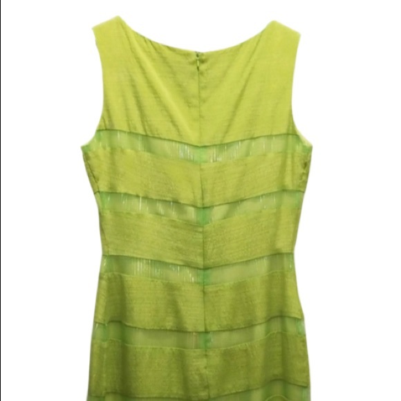 Tabloid Vintage 60s Mod Shift Dress Sheer Panel - Picture 2 of 6